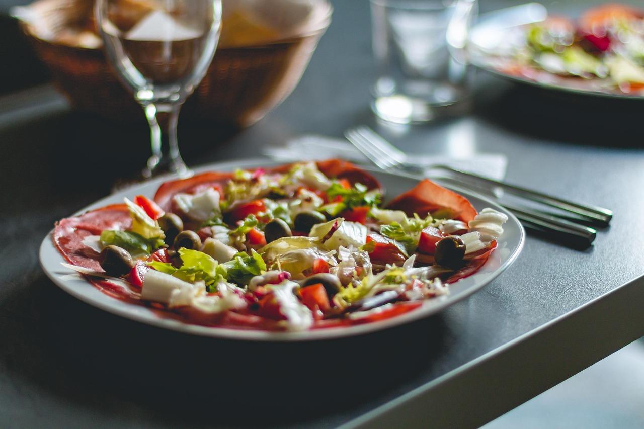 A healthy bresaula meal with olive oil in a kitchen, part of a discussion on safe pregnancy foods like soy.